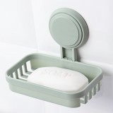 肥皂盒吸盘壁挂式创意置物架卫生间沥水肥皂架免打孔吸盘式香皂盒